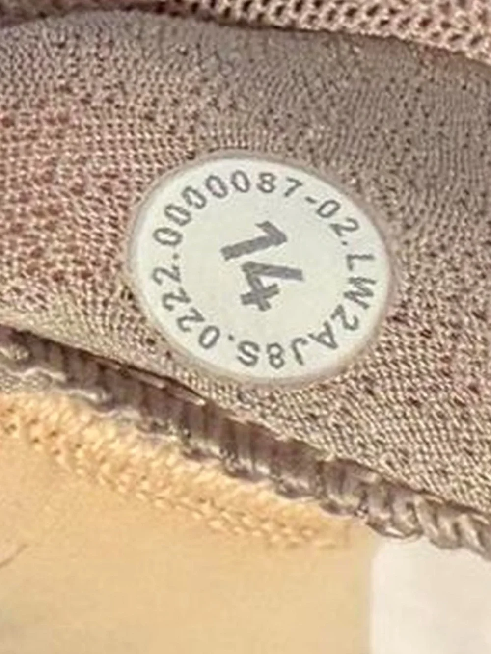Lululemon Free To Be Serene Bra | Nude | Size 14 - Picture 7 of 7